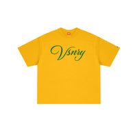 SCRIPT TEE YELLOW