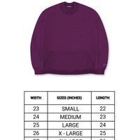 BOXY FIT SWEATER (burgundy)