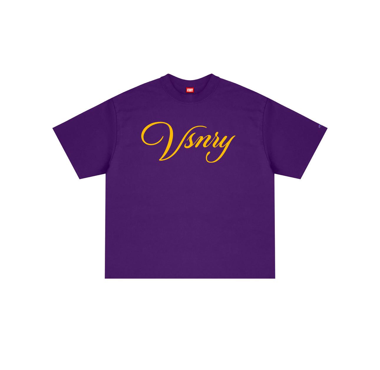 SCRIPT TEE PURPLE