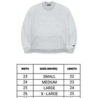BOXY FIT SWEATER (gainsboro)