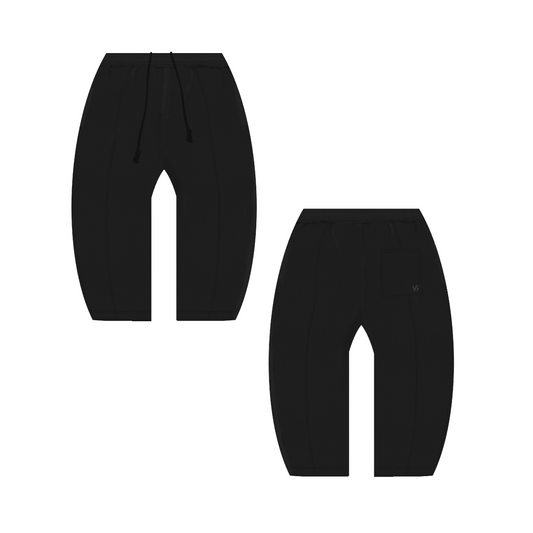 WAFFLE PANTS (black)